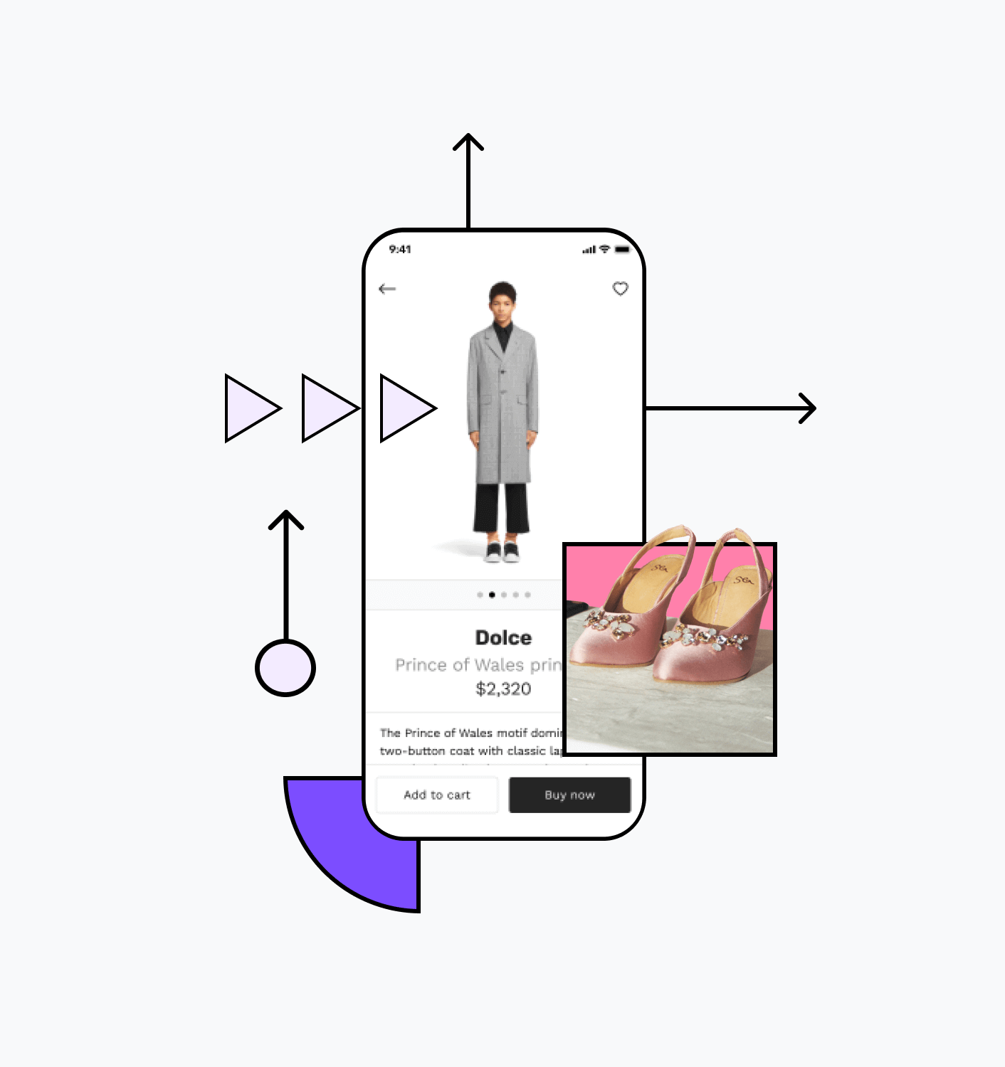 Fashion store app screen