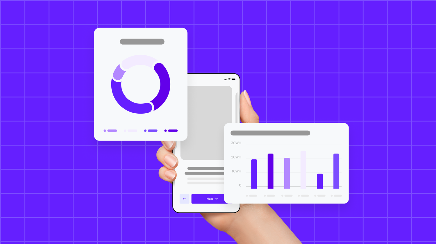 An illustration of mobile app performance tracking