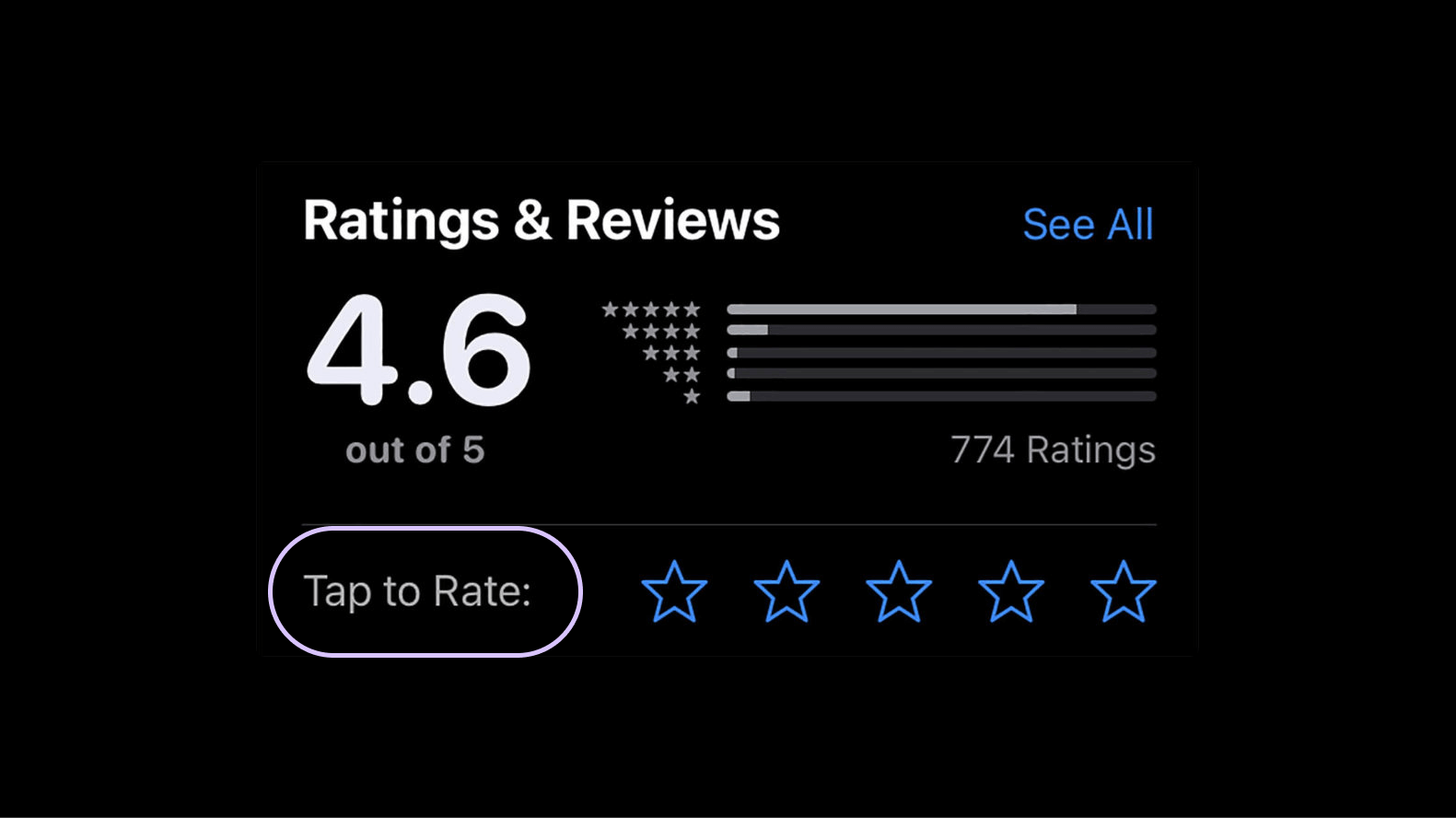 app ratings and reviews illustration