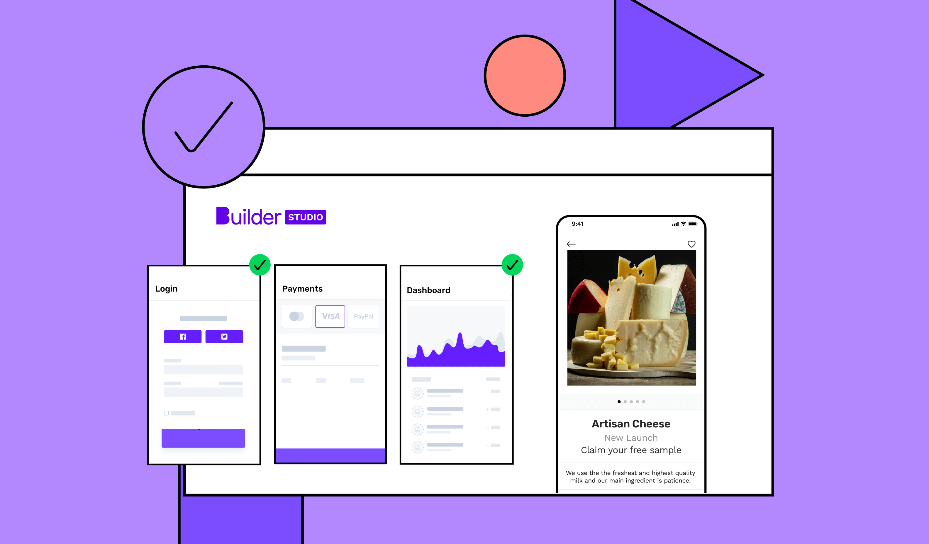 Building an app with Builder Studio, a no-code app builder