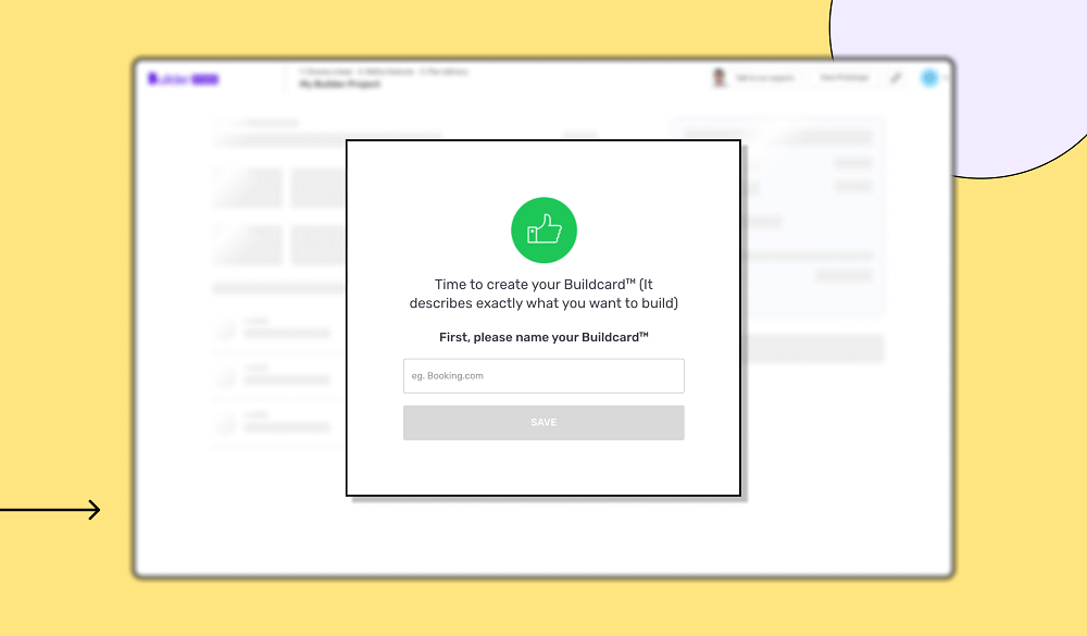 Naming a build card screen with Builder Studio