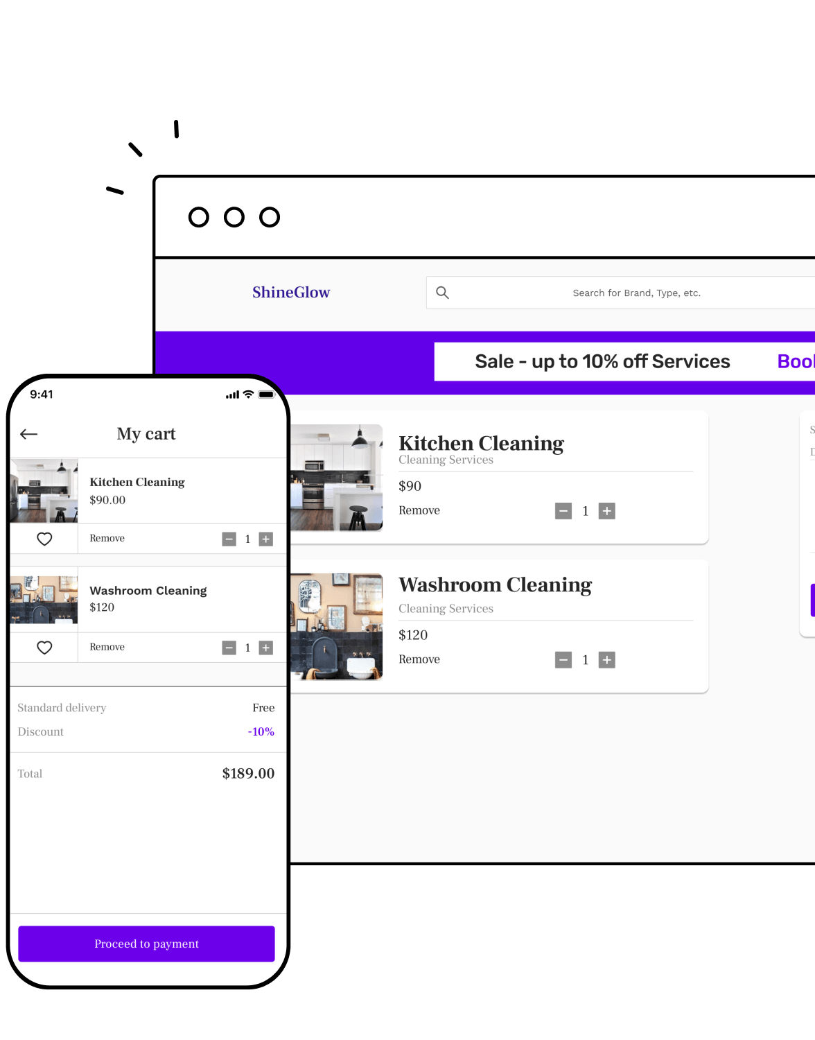 Cleaning business website