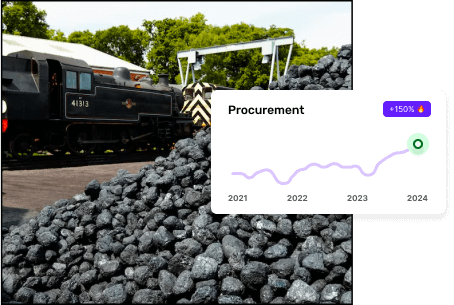 A concept of energy resource planning and management highlighting a procurement dashboard