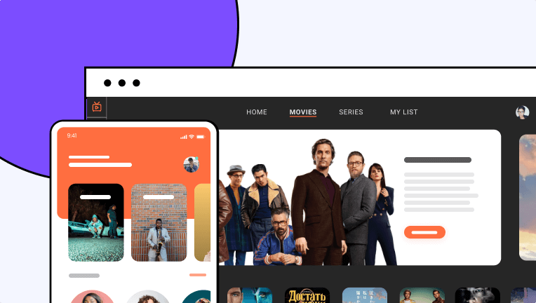 Entertainment industry software screen