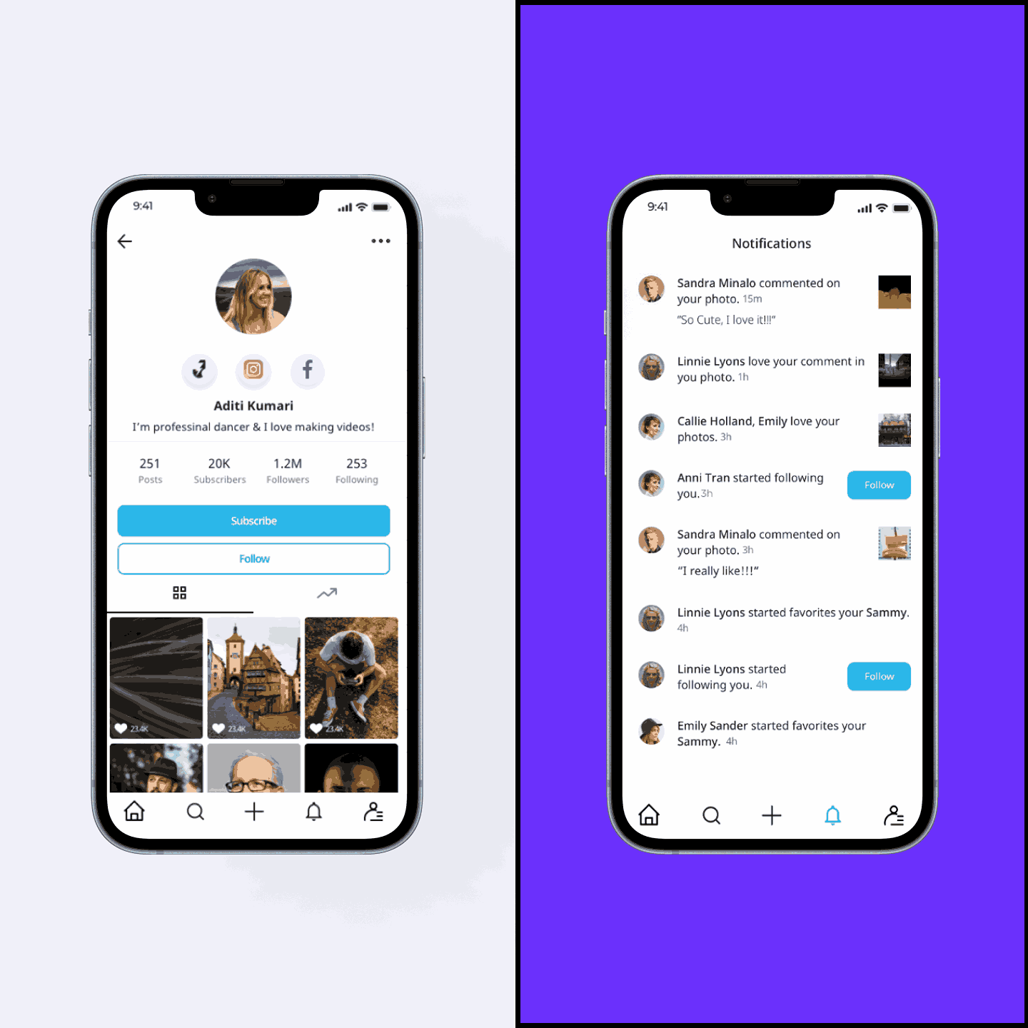 VerSe profiles