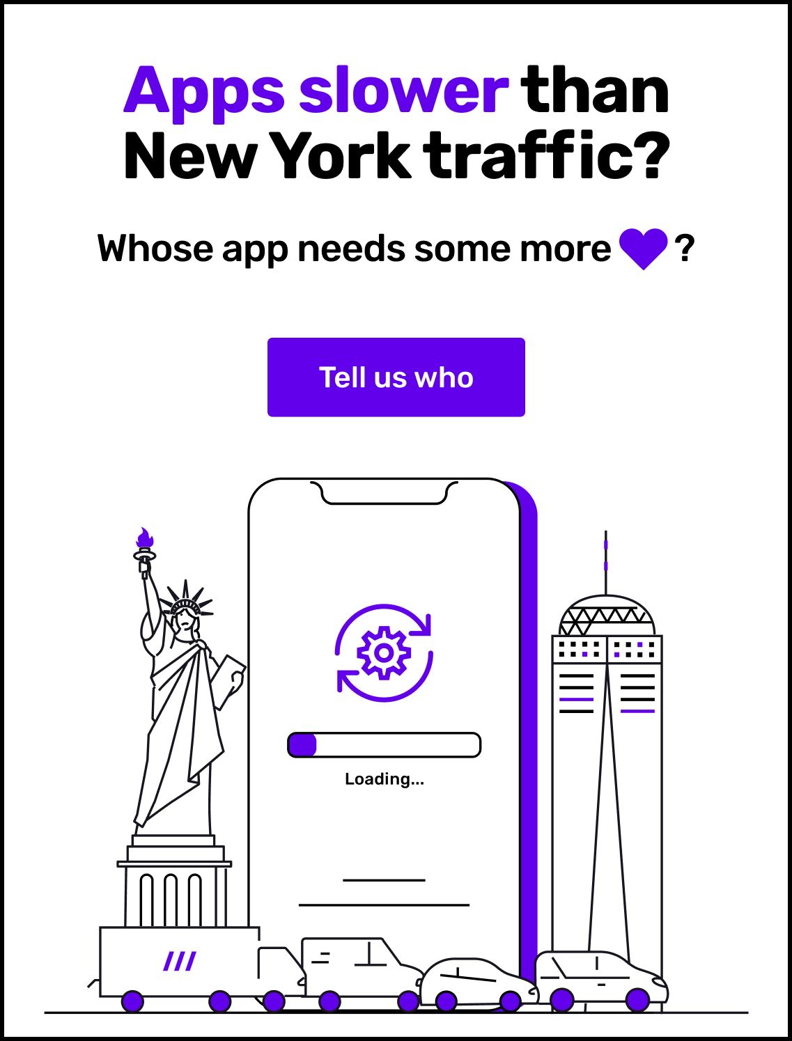 Apps slower than New York traffic?