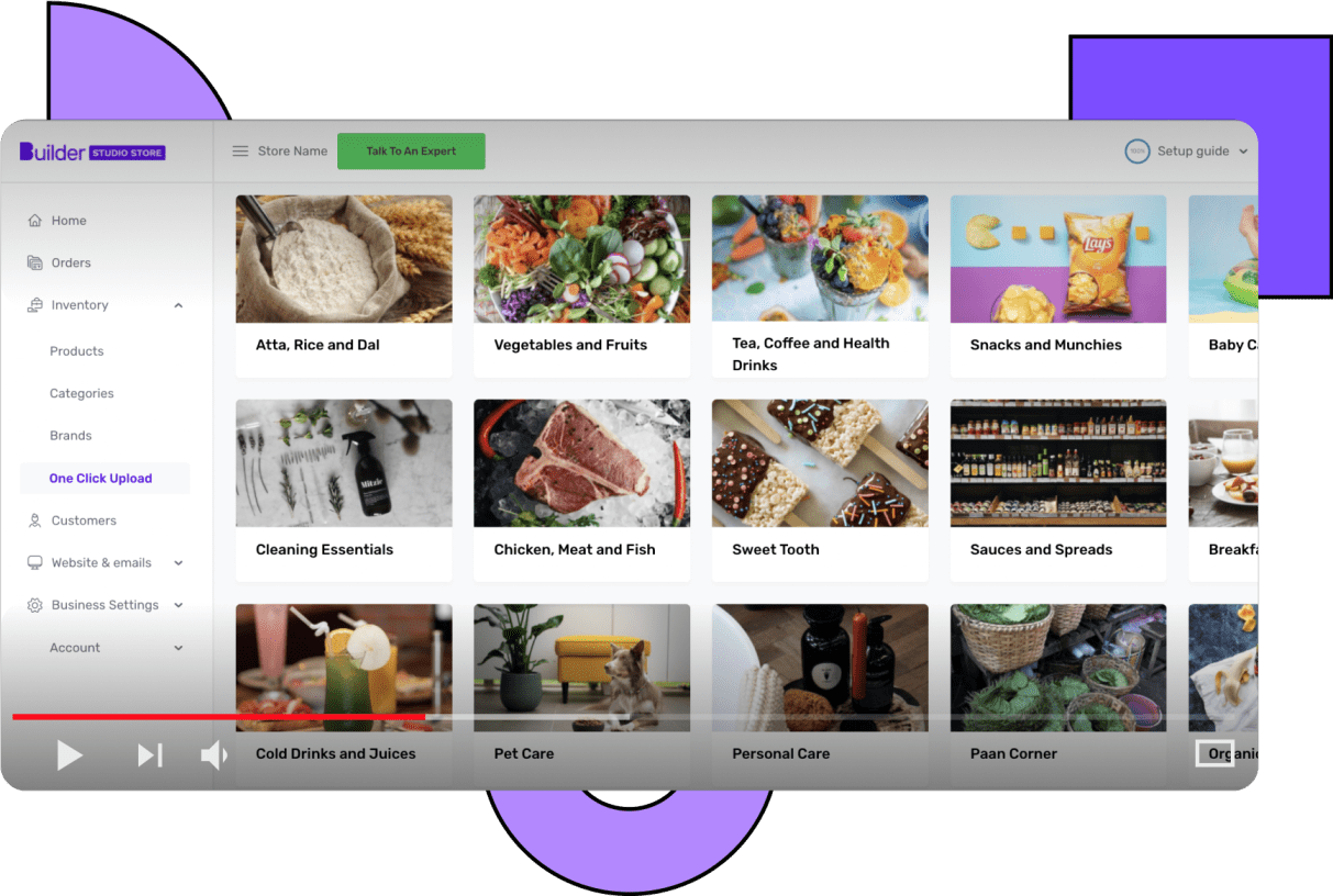 Develop an app with Builder Studio
