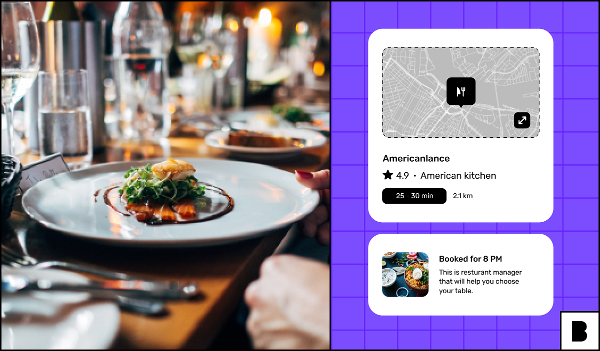 Restaurant app UI