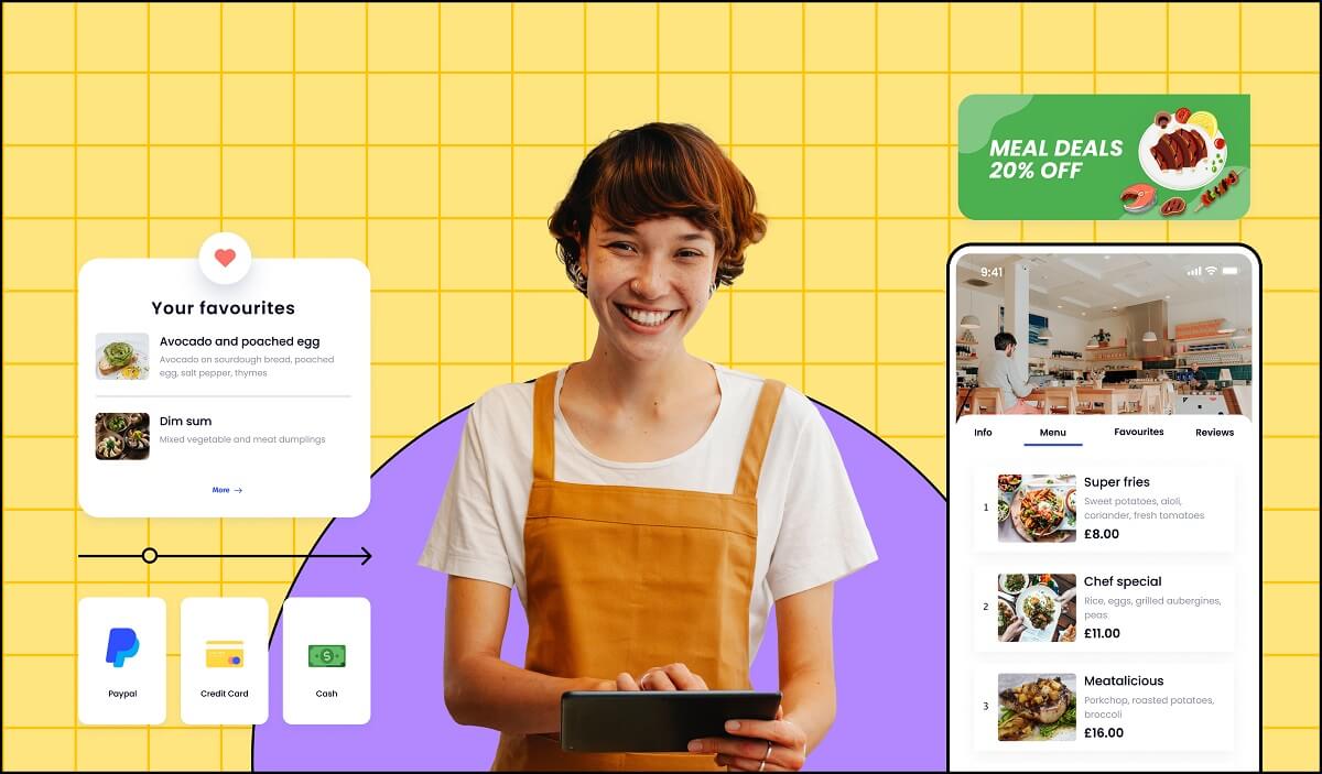 Restaurant online ordering app develop without coding