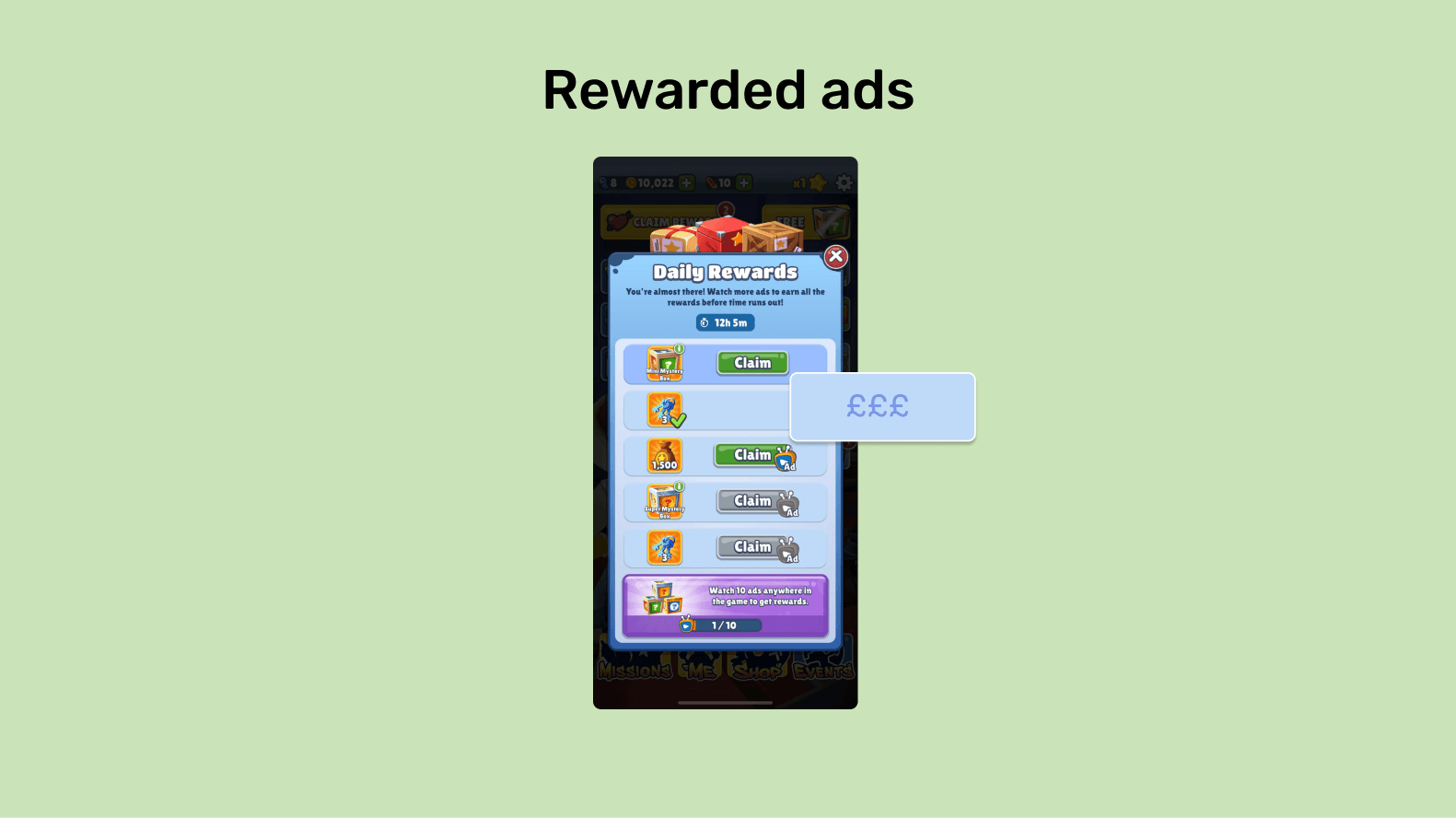 rewarding adds on apps