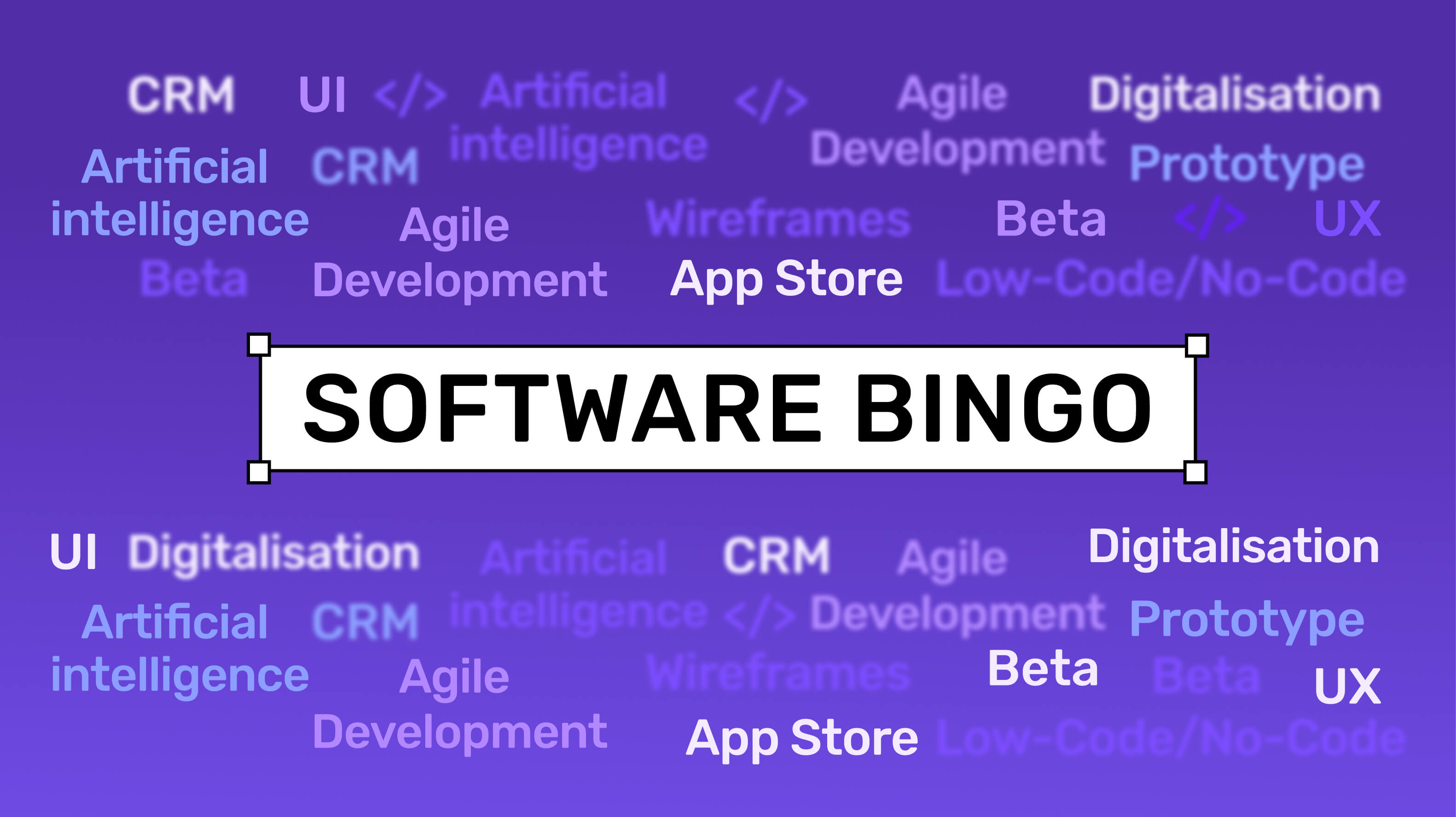 Software Bingo - Software-Building Terminology You Need to Know
